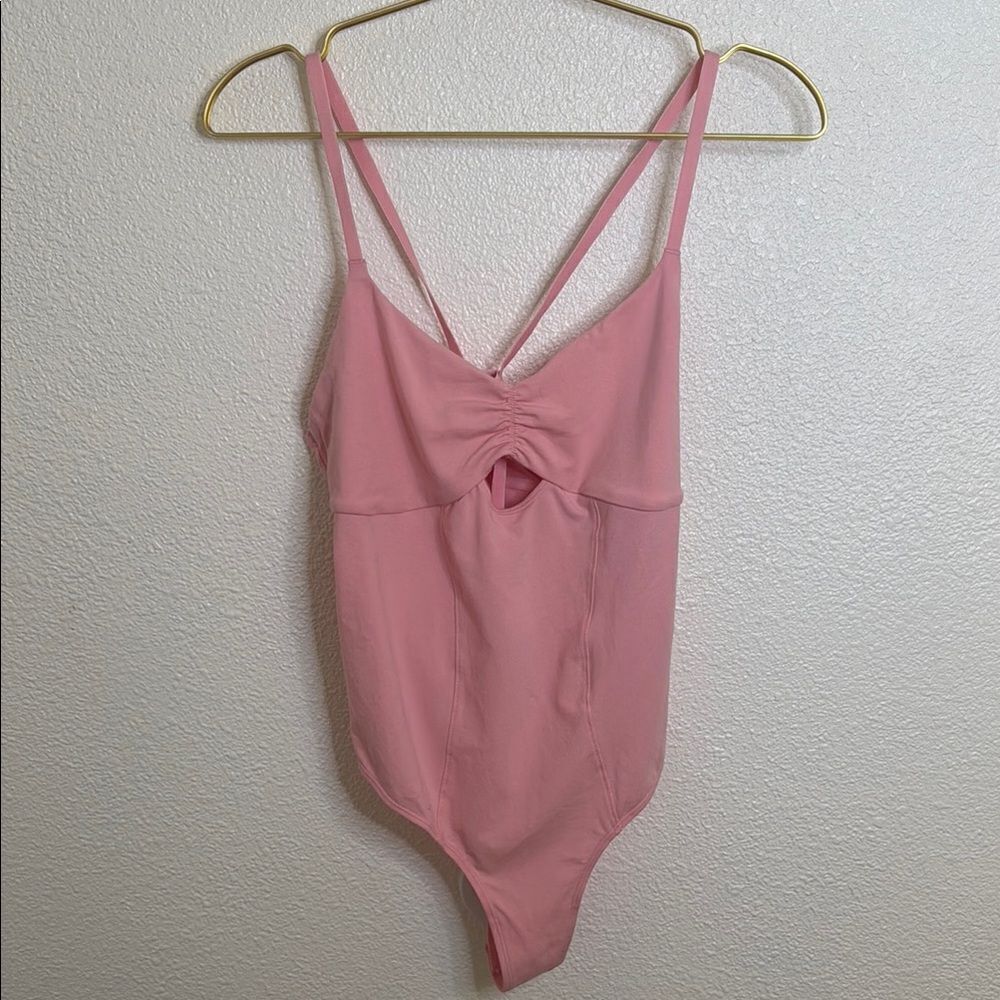 Colsie Pink Bodysuit- Size large